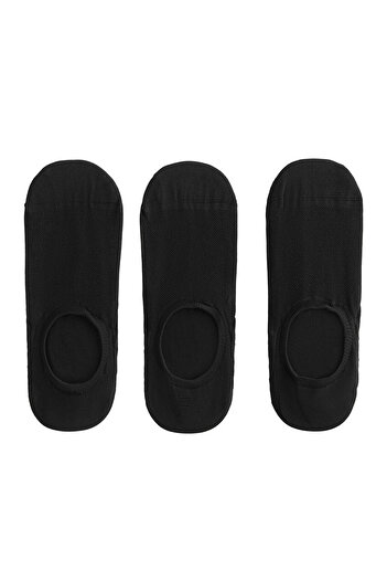 Oysho 3 Pairs of Invisible Sports Socks of Polyamide Mixed Medium Cut