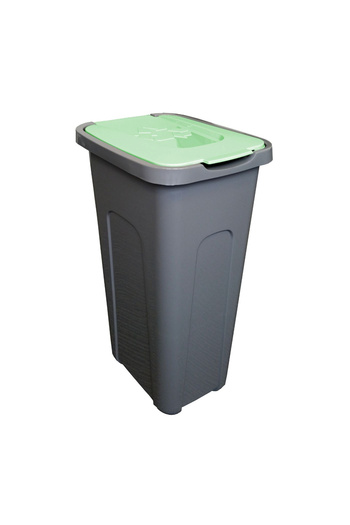 JOTTA 30L waste bin, green lid, Greg