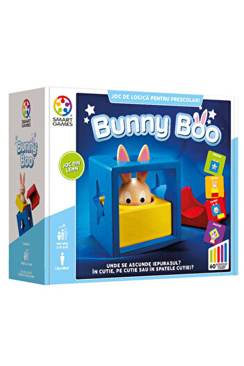 Smart Games - Bunny Boo, logická hra s 60 výzvami, 2+ roky, rumunské libry
