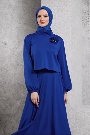 Alvina Tracksuit 45054 - Skirt with Brooch