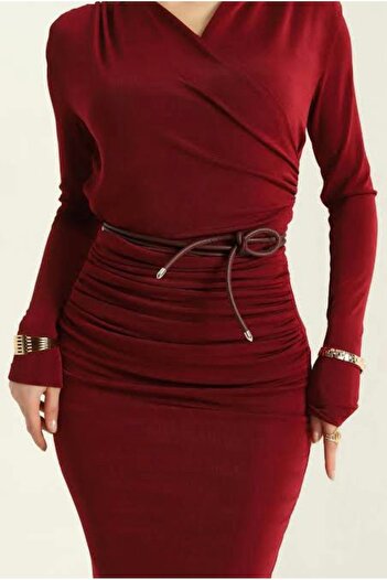 MODAM HİFA Tie-Up Rope Belt Women's Belt Trouser Belt Dress Belt Shirt Belt Coat Belt