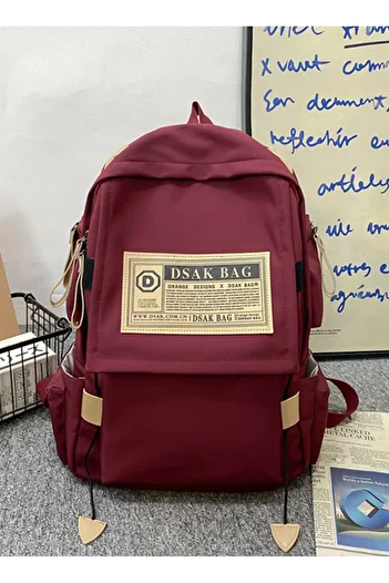 ETG Large Capacity Student Backpack School Bag (Does Not Include Pendants)