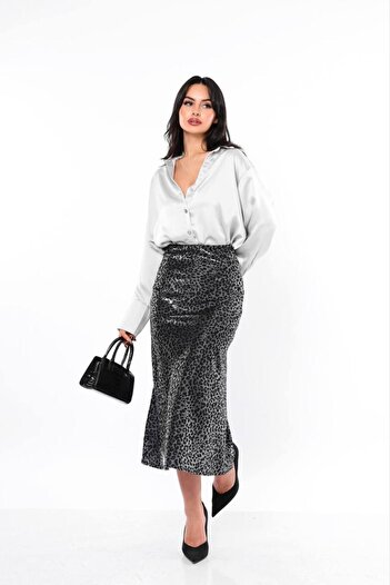Reyon BLACK SILVER SKIRT