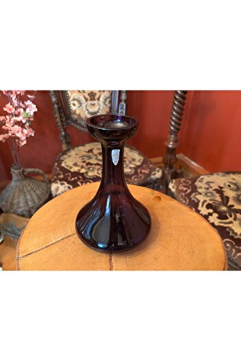 tayfuntufan antika koleksiyon Vază din cristal austriac cu înălțime de 19 cm și diametru de 12 cm