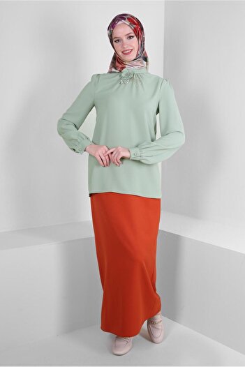 Alvina HIDDEN SLIT FLAT CUT SKIRT 60414