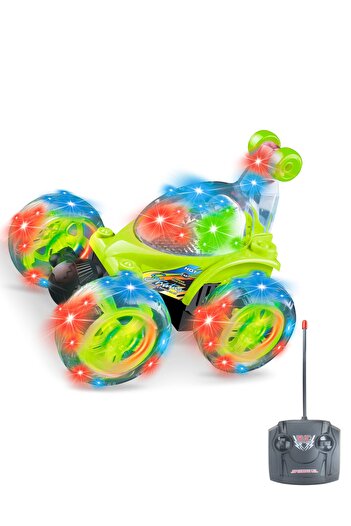 Tornado King Super Power 360° Flip Remote Control RC Adventure Car Rechargeable With Light And Sound