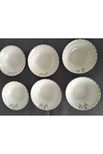 kurt41 6 Piece Lux Bowl and Plate Snack Presentation Set