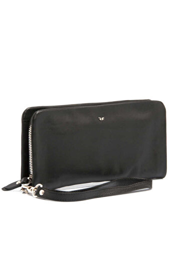 Tergan Black Genuine Leather Men's Handbag - S1Pc00001603-C59