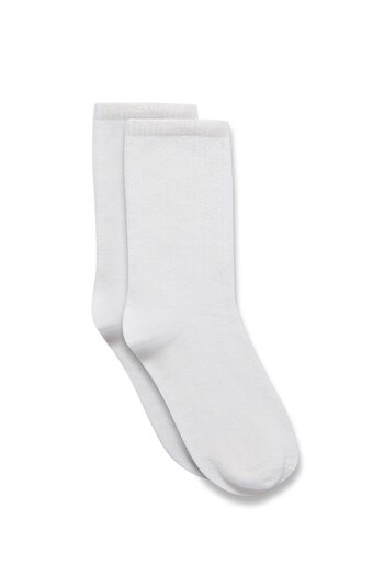 VAMOSCLO Long basic socks ecru