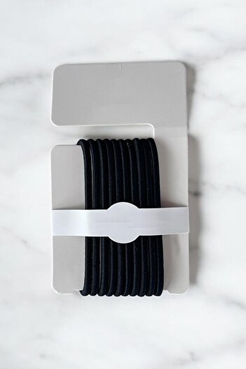 TAKIŞTIR Set of 5 Black Color Rubber Buckles