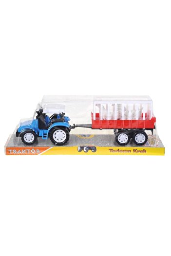 hak-iş oyuncak Friction animal and fruit carrying tractor