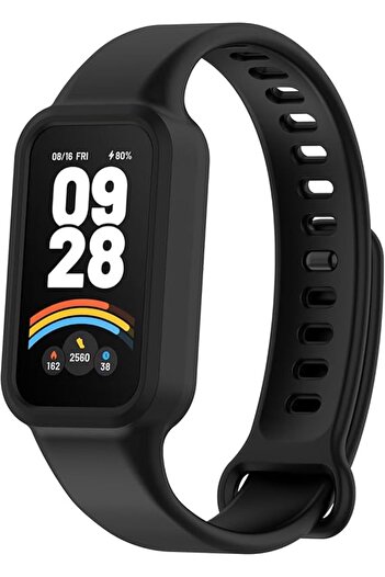 Fibaks Xiaomi Smart Band 9 Active Compatible High Quality Silicone Cord Strap Smart Watch Lanyard Wristband
