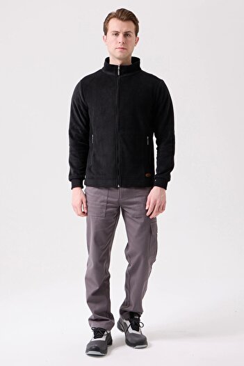 Kardelen İş Elbiseleri Galanthus Fleece Παλτό Ανδρικό Ζεστό με φερμουάρ Άνετο και ανθεκτικό χειμερινό φλις