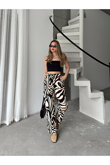 AFROGİYİM Women's Relaxed Cut Trousers