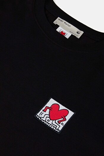 Keith Haring Футболка Heavyweight - Siyah