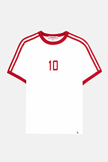 Socrates Türkiye 10 Ελαφρύ T-Shirt - Λευκό