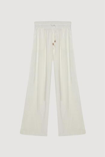 Quzu Lace Detailed Trousers