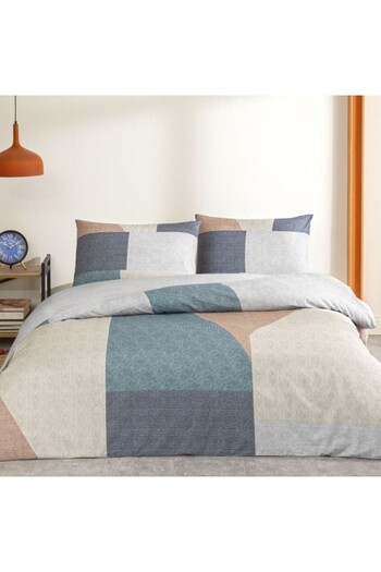 Taç Bed Linen with Elastic, TaçRanforce, Hugh geometric design