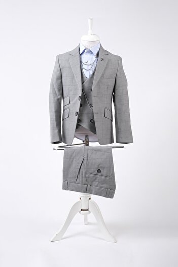 Doctor junior Boy&#39;s Checkered Suit