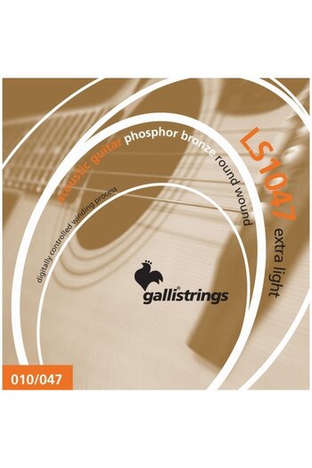 GALLİ Italian Italy Professional (10-47) Number Acoustic Guitar String Set