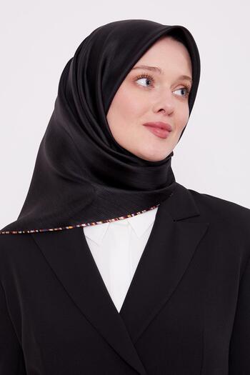 Levidor Μεταξωτό μαντήλι καπνιστό ριγέ Twill
