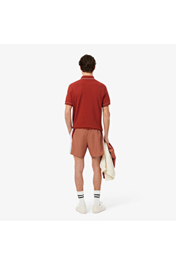 Lacoste Erkek Renk Bloklu Turuncu Mayo