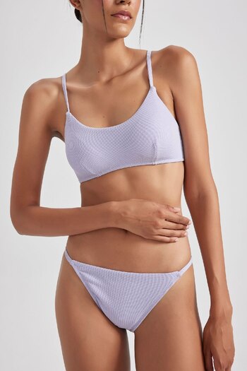 DeFacto Fall in Love Regular Fit Simli Kumaş Bikini Alt B0385AX23HS