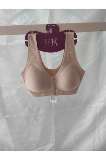 F.K Laser Cut Unwired Sponge Removable Front Button Bra