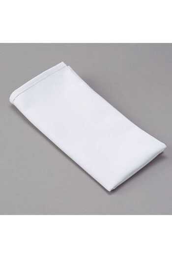Kotonia Home Set of 10 Kotonia Home Hotel table napkins - 45x45 cm, 100% cotton, Ranforce Pakistan, white