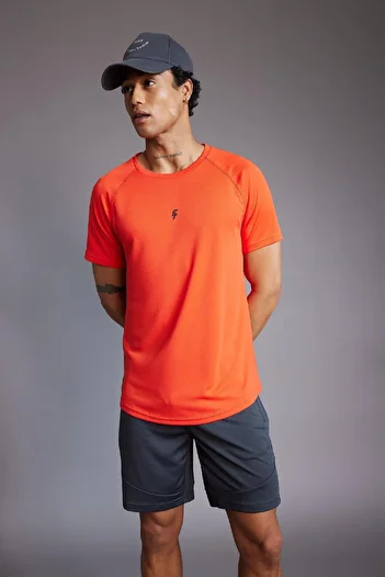 DeFacto Slim Fit Sports T-Shirt Sleeve Short Stylus Az24Sp