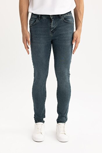 DeFacto Super Skinny Z6298az23wn - Κανονική μέση, εξαιρετικά στενό τζιν παντελόνι