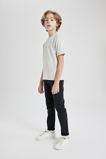 DeFacto Boy's Crew Neck Basic κοντομάνικο μπλουζάκι 24 ετών 801004809