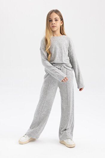 DeFacto Dívčí tričko Boxy Fit Crew s dlouhým rukávem B7625a823wn