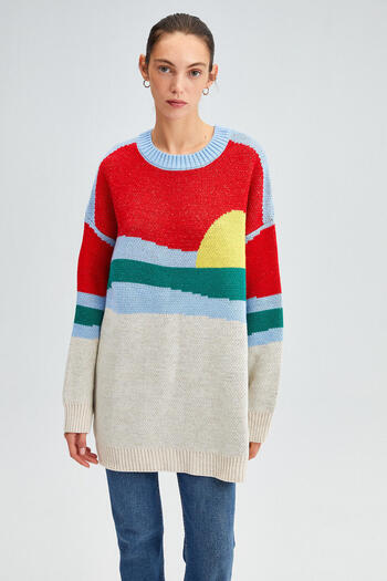 Touché Privé Knitwear Sweater - Patterned