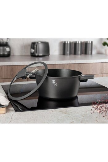 Berlinger 15-piece titanium surface dinnerware set Anthracite Collection