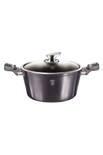 Berlinger Carbon PRO Line 18-piece marble-top cookware set