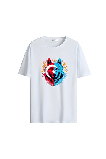 Gölge Store Turkish, Turkish and Göktürk Iconic National Printed Oversize Unisex T-Shirt 1416