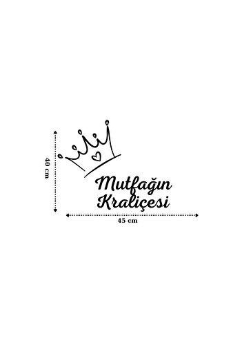 HippoDeco Siyah Ahşap Mutfağın Kraliçesi Duvar Dekoru Mutfak Dekorasyonu Duvar Süsleme-anneler Günü Hediyesi