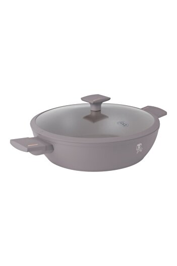 Berlinger Frying pan with titanium surface and lid 32 cm Taupe Collection