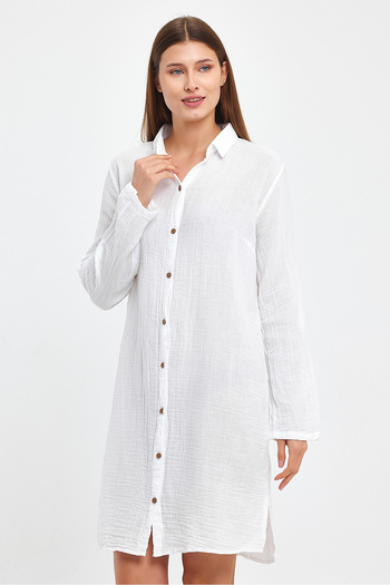 TCT TEKSTİL Muslim Collar Tunic 1060