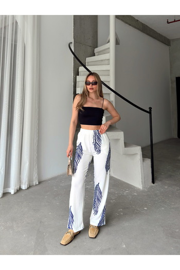 AFROGİYİM Women's Relaxed Cut Trousers