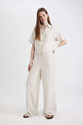 DeFacto Oversize Wide Fit Short Sleeve Shirt C4845Ax24Sm