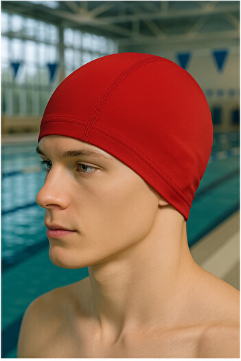 GAZELMANYA Lycra Fabric Cloth Cap - Deluxe Swimmer - Pool and Sea Cap