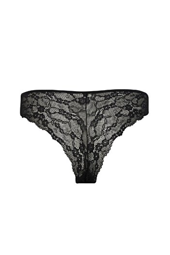 DeFacto Fall in Love Lace Brazilian Panties T3197Az24Au