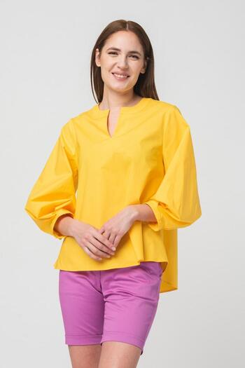 Pegas Long Sleeve Cotton Dressy Blouse