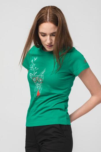 Pegas Regular Cotton T-Shirt Deer