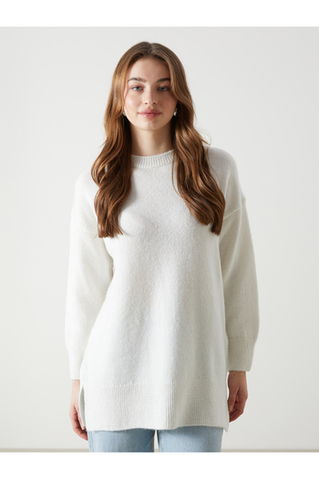 LC Waikiki Crew Neck Oversize Women's Knitwear Sweater