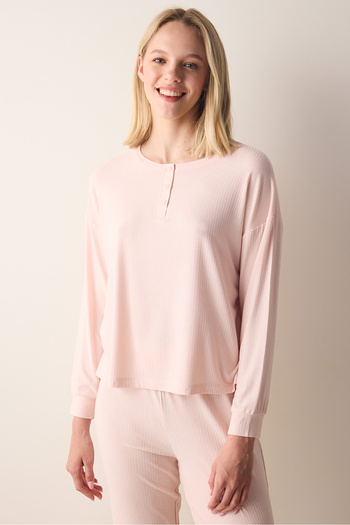 Penti Mia Pink - Set pijama cu pantaloni roz