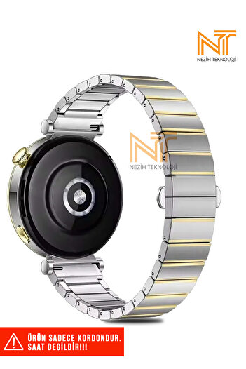 Nezih Case Huawei Watch Gt4 / Gt5 / Gt6 41mm / Gt5 Pro 42mm Compatible One Click Steel Band 18mm