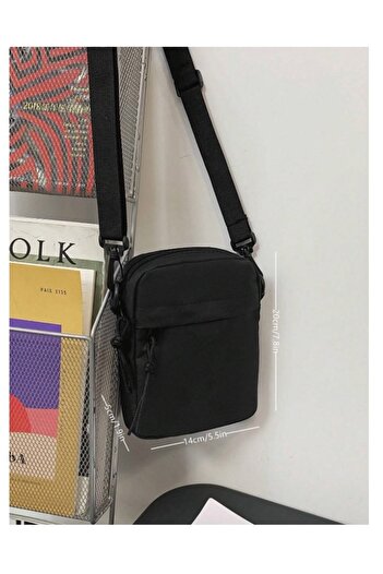 Generic Small crossbody bag with simple design and 4 pockets-casual lightweight water-resistant